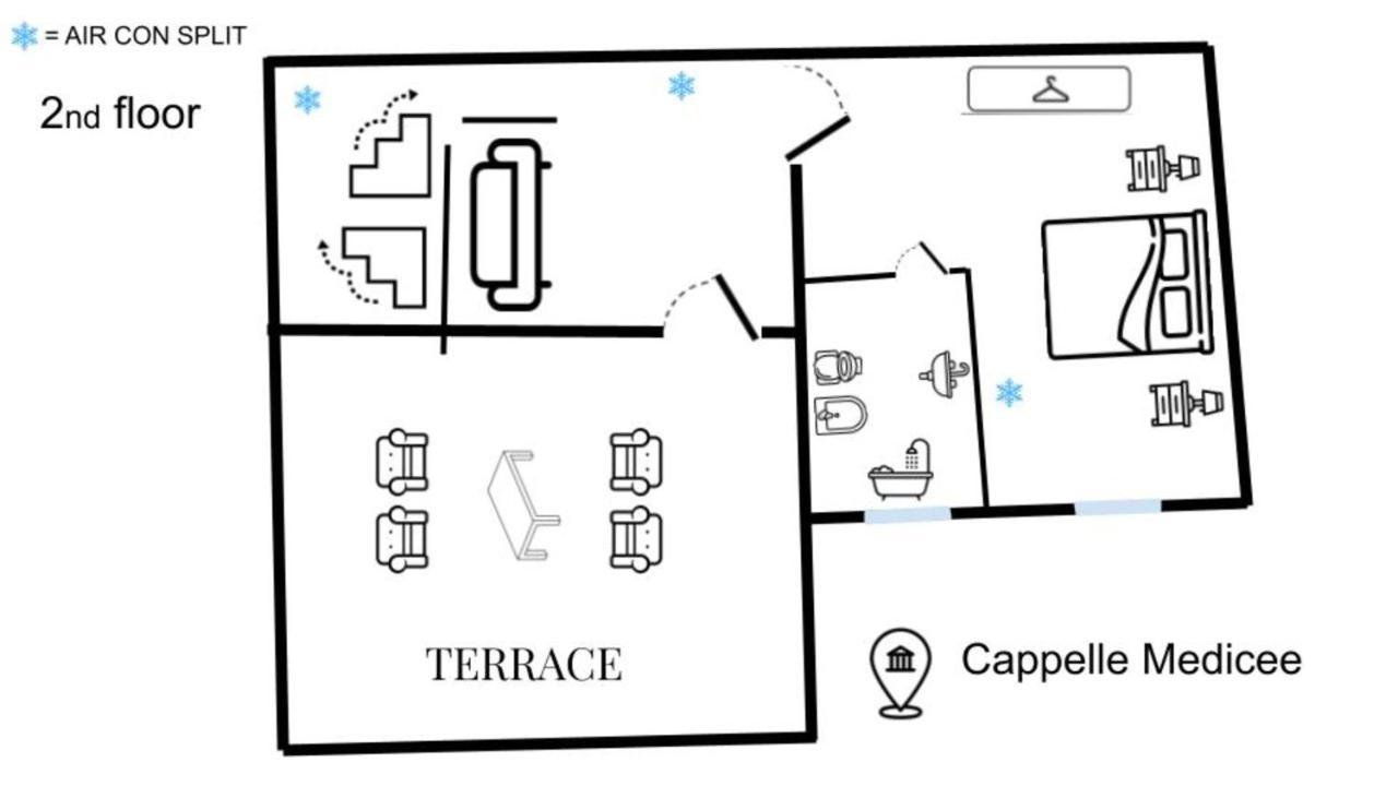Damasco Penthouse With Terrace Near The Duomo Διαμέρισμα Φλωρεντία Εξωτερικό φωτογραφία